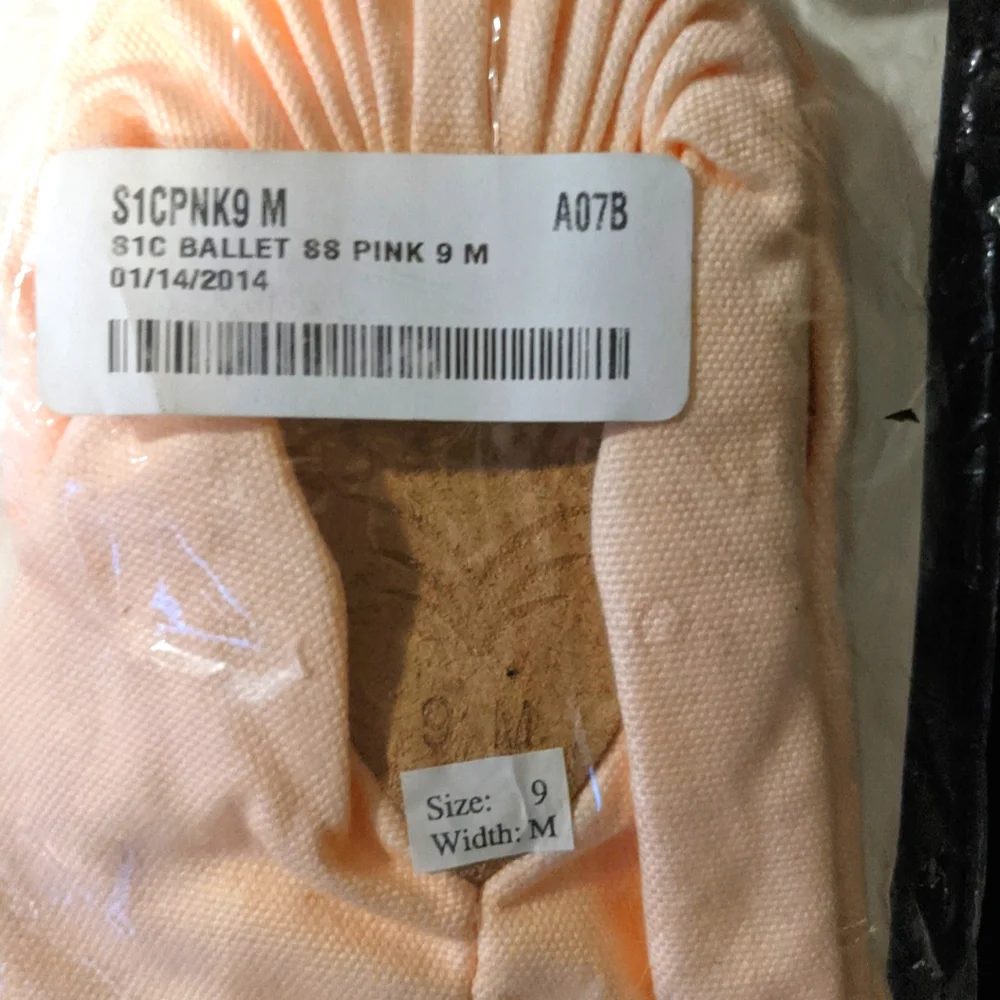 Sansha ProC1 Canvas Pink Ballet Shoe - Picture 3 of 3